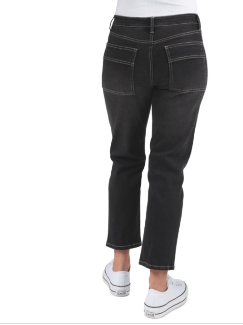 Indigo Rein Juniors' High-Rise Seamed Straight-Leg Jeans  SIZE 0 US W23 NWT - Picture 2 of 2